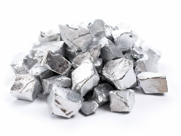 Chunks of aluminum